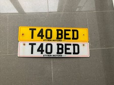 Cherished Registration T40 BED