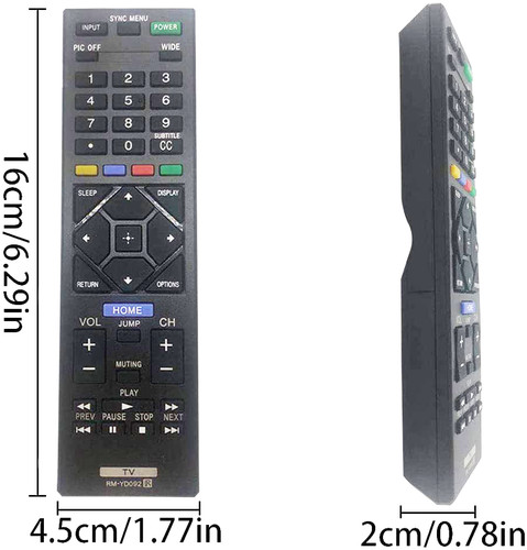 Replaced remote control for - remote,
