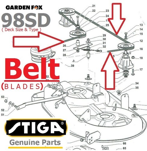 Genuine stiga tornado 2098 - stiga,