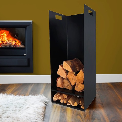 Double shelf rack log store - double,