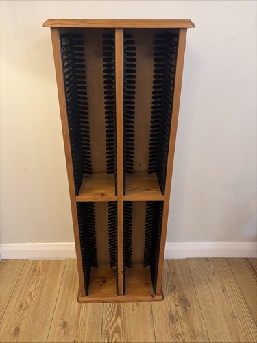 Vintage solid pine - cd, storage