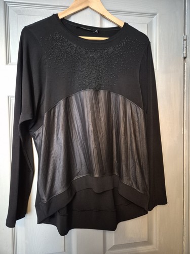 Lauren vidal black top - lauren, xl
