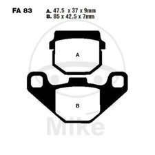 PAIR OF PADS EBC FA083TT