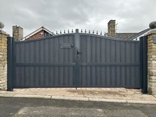 Bespoke steel framed driveway