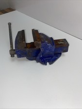 Record No.1 Bench Vice – Cast Iron Vintage Engineering Tool – Works Fine (a)