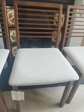 Two grey skovby dining chairs, excellent condition 