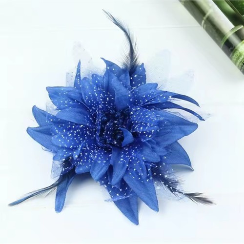 Flower feather bead - feather, corsage