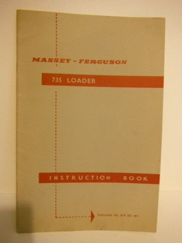 Massey ferguson 735 loader - ferguson,,