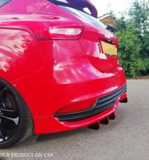 Fits"Ford Focus st MK3 Diffuser Fins x6/Focus ST Diffuser Fins KIT, FOCUS ST MK3