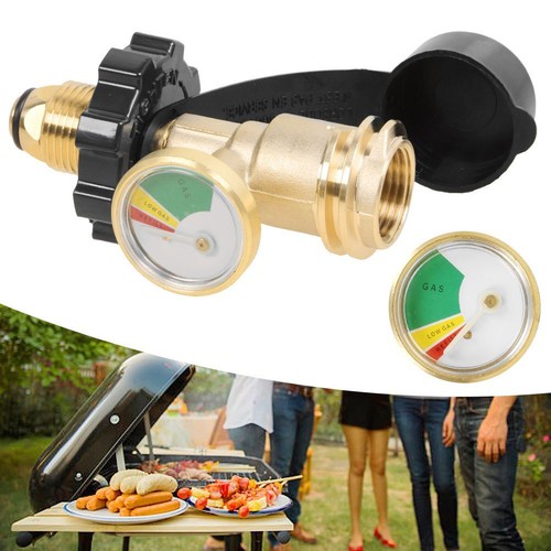 High low gas pressure gauge - low,