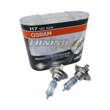 2x Osram H7 NightBreaker UNLIMITED Plus +110% for LOW BEAM 55W Bulbs #33