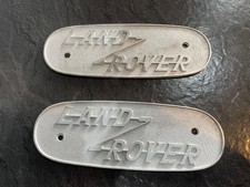 LAND ROVER SERIES 1 80" CAST GRILL AND REAR  BADGE ONE PAIR