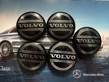 Five Genuine Volvo Wheel Caps