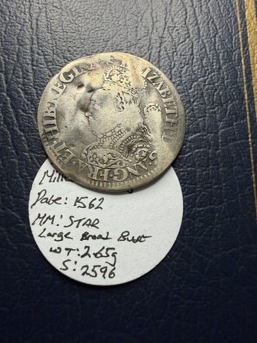 Elizabeth milled silver - milled,