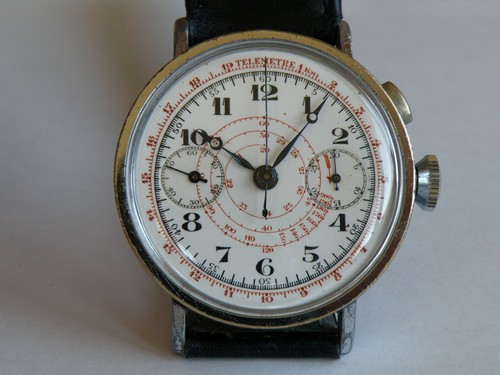 Lemania chronograph monopusher - chronograph,