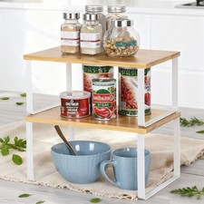 Set of 2 Cupboard Shelf