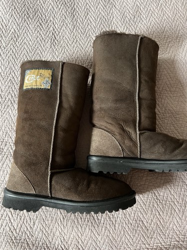 Celtic mid calf brown - mid-calf,