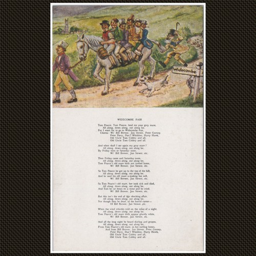 Widecombe fair song - widecombe, lyrics