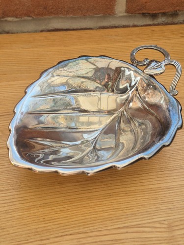 Falstaff silver plate dish - silver,