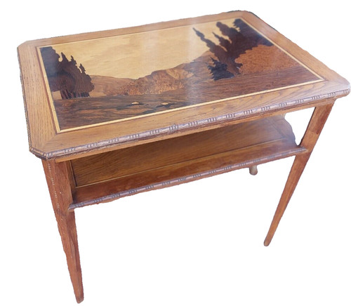Thiam table marquetry - thiam,