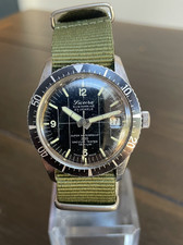 Vintage Sicura (Breitling) Submarine 200 Skin Diver Watch Hand-Wind Working