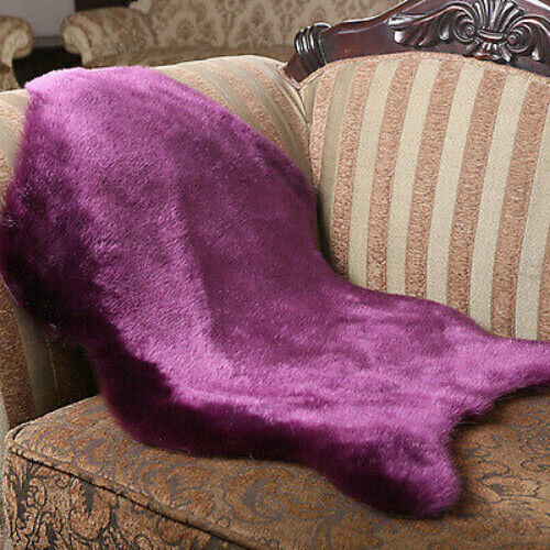 Large faux fur sheepskin - faux,