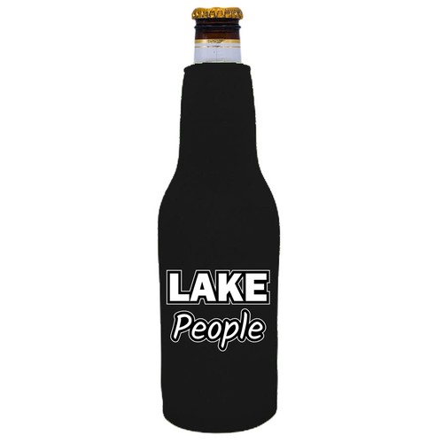 Lake people beer bottle coolie - lake,