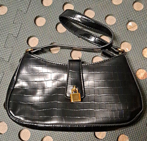 Primark black faux - faux, leather