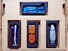 Lledo Kellogs Land Speed Record complete set 4 Cars, Wall Chart and Slot in Cars