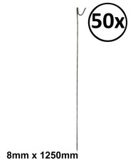 50 x Fencing Pins 8mm x 1.25