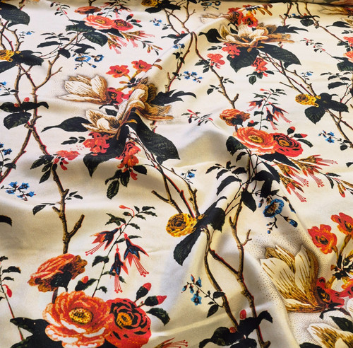 Pure silk twill - silk, fabric