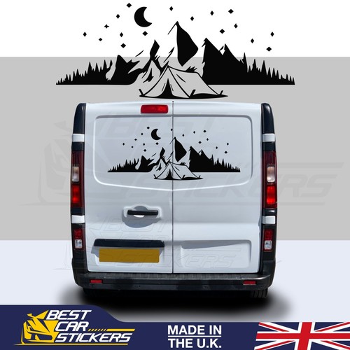 Mountain camping rear door - mountain,
