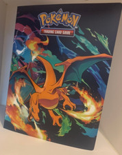 Charizard 240-Pocket Pokemon Binder Folder + 2 Free Mint Pokemon Cards