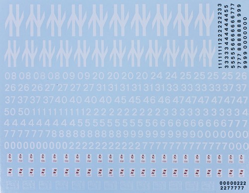 Nms gauge 7mm decals br - 'o', gauge,