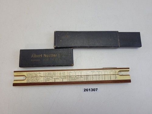Slide rule albert - slide, keel