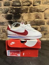 V RARE 2020 NIKE CORTEZ BASIC LEATHER FORREST GUMP UK 7.5 WAFFLE RETRO VORTEX OG