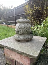 stone garden pedestal or