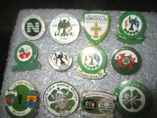 my collection of 90 celtic fc football badges for sale