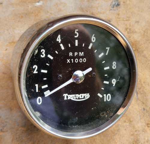 Classic triumph motorcycle rev - classic,