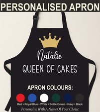PERSONALISED APRON QUEEN OF