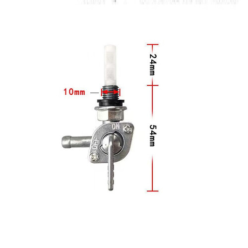 10mm fuel tap with filter - 10mm,