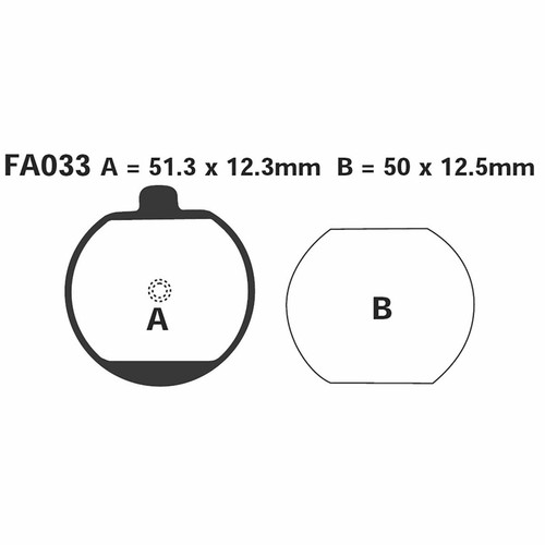 Pair pads ebc fa033 for - fa033,
