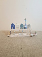 Next Blue/White Wooden Beach