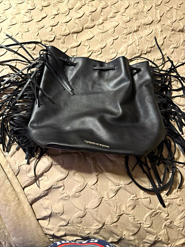 Victoria secret black fringe - victoria's,