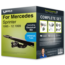 Towbar fixed for MERCEDES Sprinter 1995-1999 + 7pin universal electrical-kit NEW
