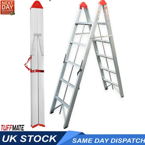 Folding step ladder - folding, in