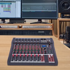 Professional Audio Mixer Sound Board Console Desk System Interface 8 Channel USB
