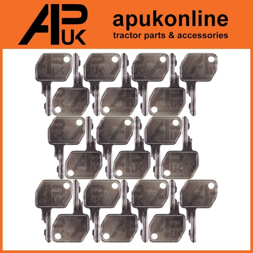 20x ignition key for thwaites - ignition,