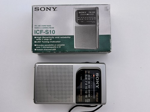 Sony icf s10 portable fm - icf-s10, am/fm