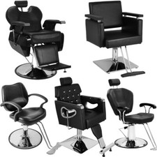 Classic Adjustable Hydraulic Barber Chair Hairdressing Salon 360° Swivel UK